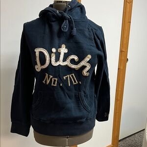 Ditch Men's Navy Hoodie